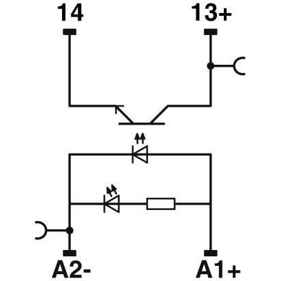 Phoenix Contact - Optokoppler Solid-State-Relaismodul RIF0-OPT-24DC/24DC/2 Ausgang: 3-33VDC − 10 Stück