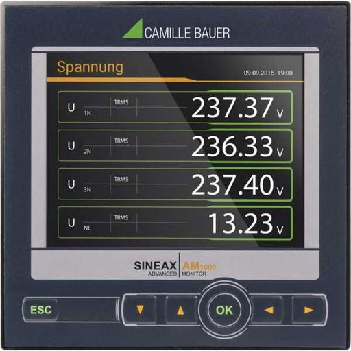 Camille Bauer - Kombimessgerät Leistungsmessgerät SINEAX AM1000#192801 mit Netzanalyse