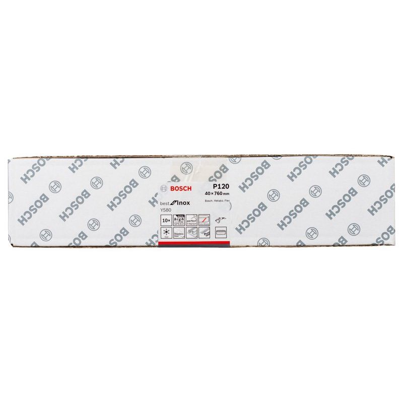 Bosch - Schleifpapier/Schleifvlies PRO Y580 Schleifband, 40 x 2608608Z44 760 mm, 120, 10-tlg