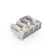 WAGO - Leiterplattensteckverbinder Stecker für Leiterplatten 770-834/011-000 4-polig,weiß − 50 Stück