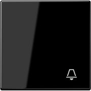 Jung - Abdeckung/Bedienelement für Installationsschalterprogramme Wippe Symbol KLINGEL sw LS 990 K SW für Taster