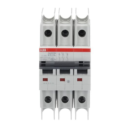 ABB Stotz S&J - Leitungsschutzschalter Sicherungsautomat SU203M-K0,2 10kA, 0,2A, 3P