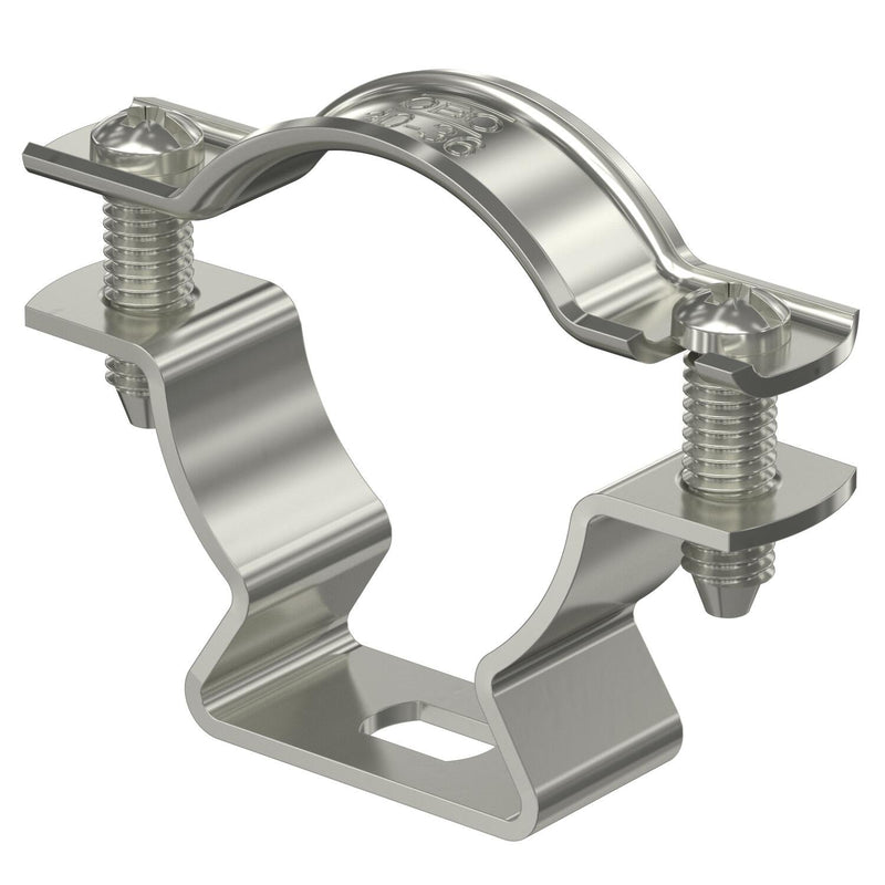 OBO Bettermann - Befestigungsschelle für Kabel/Rohre Abstandschelle ASL 733 36 A4 mit Langloch 30-36mm − 20 Stück