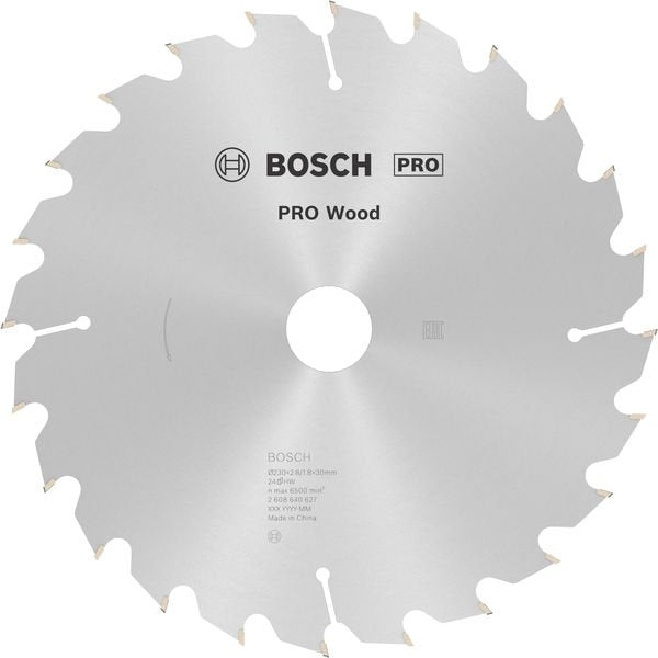 Bosch - Kreissägeblatt PRO Wood Kreissägeblatt, 2608640627 230 x 2,8 x 30 mm