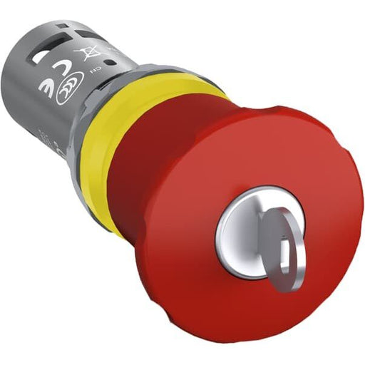 ABB Stotz S&J - NOT-AUS-Taster, Komplettgerät Not-Aus-Taster CE4K1-10R-11 40mm, 1S+1Ö
