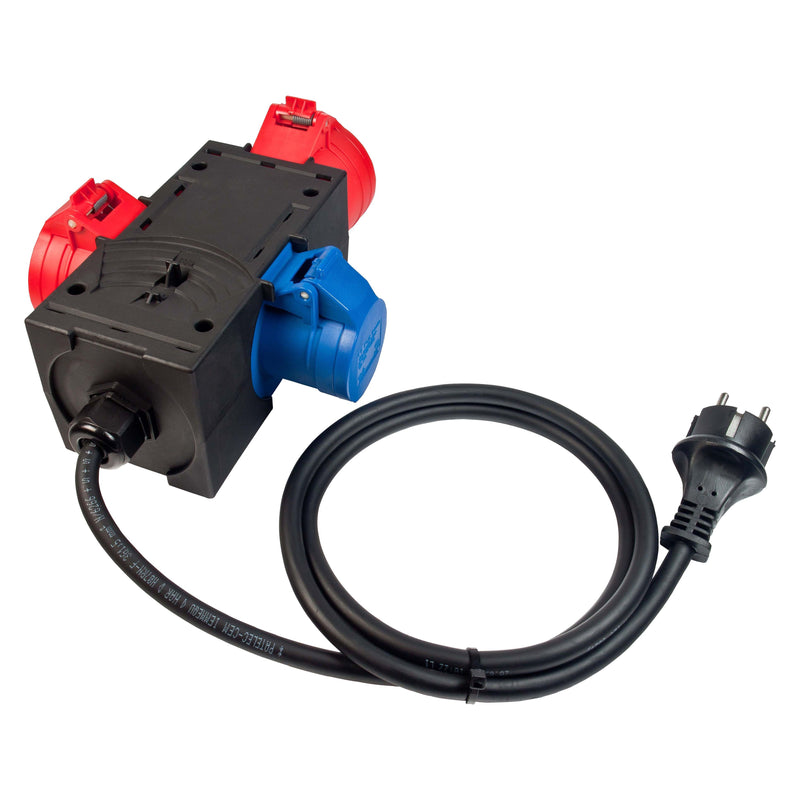 Benning - Adapter für Prüf- und Messgeräte Prüfadapter CEE 3-fach 044147