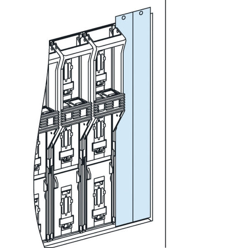 Schneider Electric - Frontplatte (Schaltschrank) Abdeckplatte PrismaSeT-P LVS03740 FuPacT ISFL160