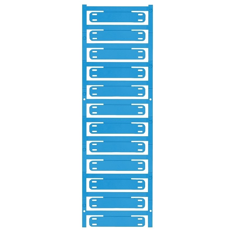 Weidmüller - Kabelmarkierungssystem Leitermarkierer SFX 11/60 MC NE BL 60x11mm,blau − 60 Stück