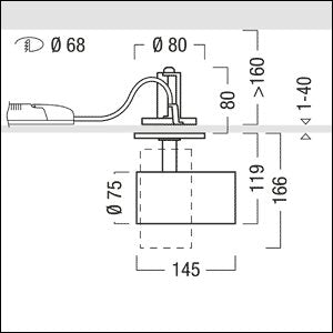 Zumtobel Group - Downlight/Strahler/Flutlicht LED-Halbeinbaustrahler V2-SRS1800 #62928305 930
