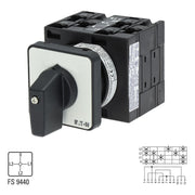 Eaton - Amperemeterumschalter Strommesserumschalter T3 T3-3-8048/E 32A Einbau rastend