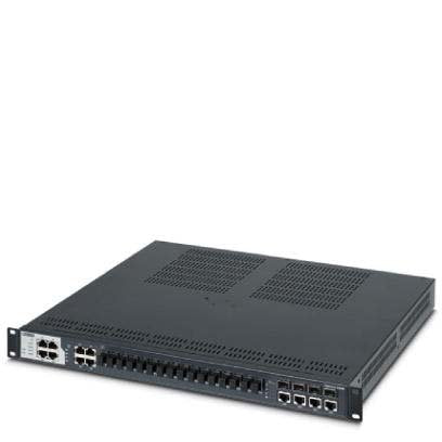 Phoenix Contact - Netzwerk Switch Industrial Ethernet FLSWITCH4808E16FX4GC Switchf. 19 Zoll Rac − 1 Stück