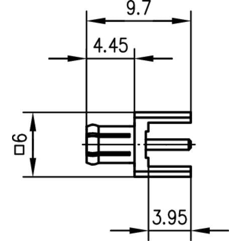 Telegärtner - Koax-Steckverbinder MCX-Anbaustecker AU 50Ohm 100024988 f. LTP A06 − 5 Stück