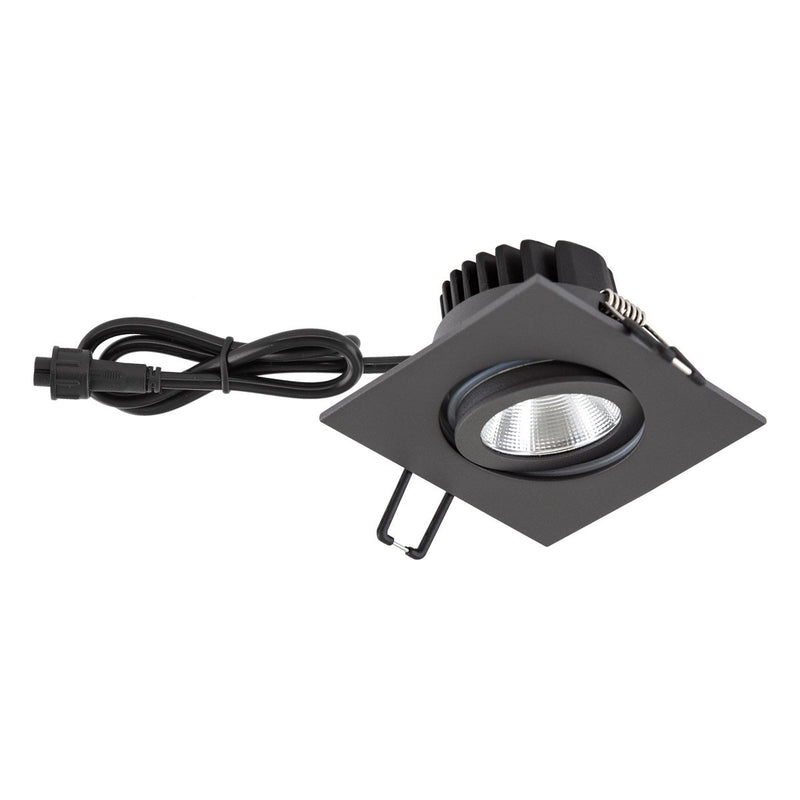 EVN Lichttechnik - Downlight/Strahler/Flutlicht LED-Einbauleuchte IP65 PC654061602 350mA 3000K anthr