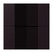 Jung - Abdeckung/Bedienelement für Installationsschalterprogramme Tastensatz 2fach LC 502 TSA 248 noir divoire