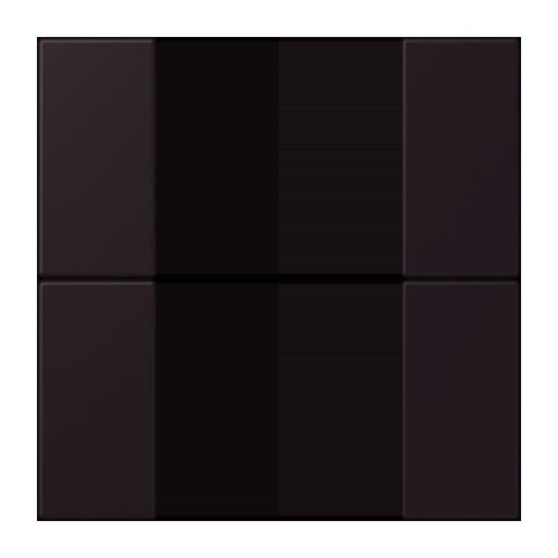 Jung - Abdeckung/Bedienelement für Installationsschalterprogramme Tastensatz 2fach LC 502 TSA 248 noir divoire