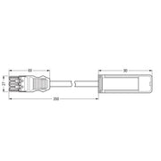 WAGO - Flachleitungsadapter für steckbare Gebäudeinstallation Abgriffmodul 896-233