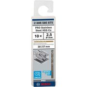 Bosch - Bohrer PRO Stainless Steel HSS-Co 2608585875 Spiralbohrer 2 x 30