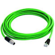 Telegärtner - Konfektionierte Leitung für steckbare Gebäudeinstallation STX M12x1-RJ45 VL X-kod. 100017233 Cat.6A-SFTP-A0050