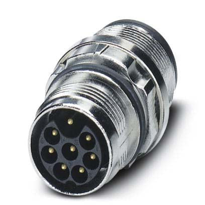 Phoenix Contact - Rundsteckverbinder, feldkonfektionierbar (Industriesteckverbinder) Gerätesteckverbinder ST-5EP1N8A6100S Vorderwand