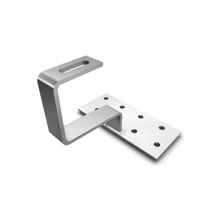 K2 - Photovoltaik-Dach-/Fassadenbefestigung Dachhaken 1000653 Grundpl.180x80x4mm − 25 Stück