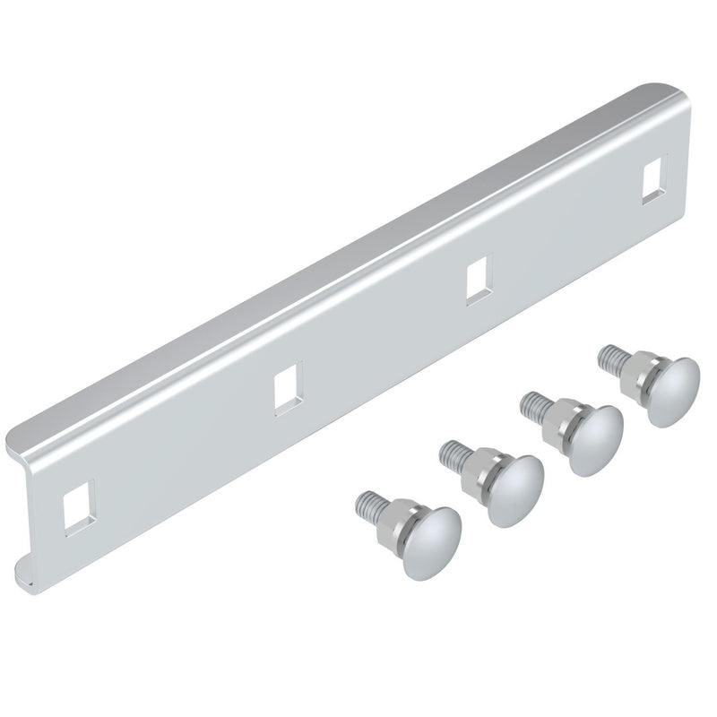 OBO Bettermann - Verbinder für Kabeltragsystem Längsverbinder SLV 42 ALU für Kabelleiter SL42 − 20 Stück