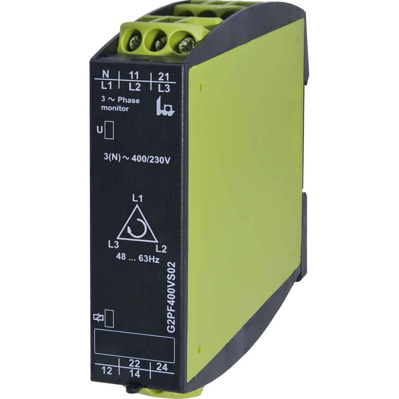 Tele Haase - Phasenüberwachungsgerät Überwachungsrelais G2PF400VS02 B=22,5mm, 2W