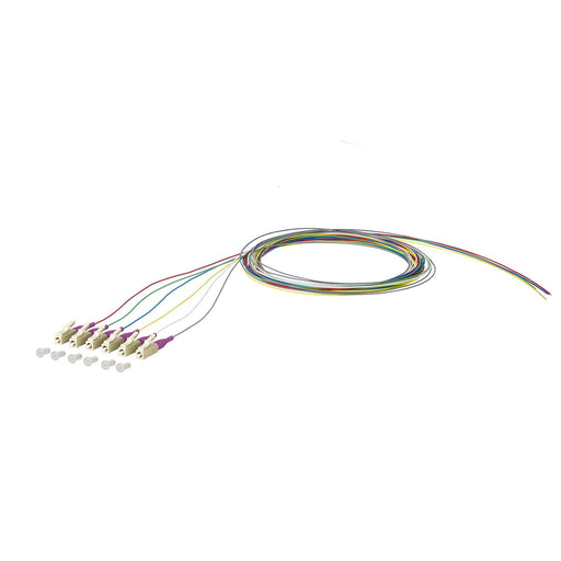 Metz Connect - LWL-Pigtail OpDAT Pigtail LC-PC 150N1JO0020E6 OM4 6 Farben − 6 Stück