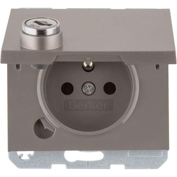 Berker - Steckdose m. Erdstift 6768117004 K.1,es,la