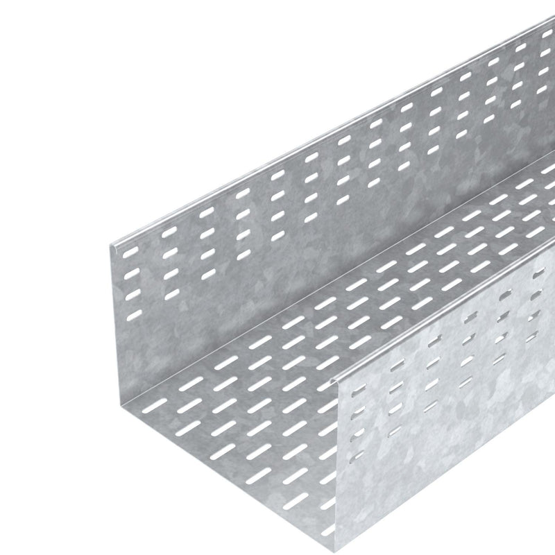 OBO Bettermann - Kabelrinne Mobilfunkrinne gelocht MFR 230 FT 200x300x3000, St, FT − 3 Meter