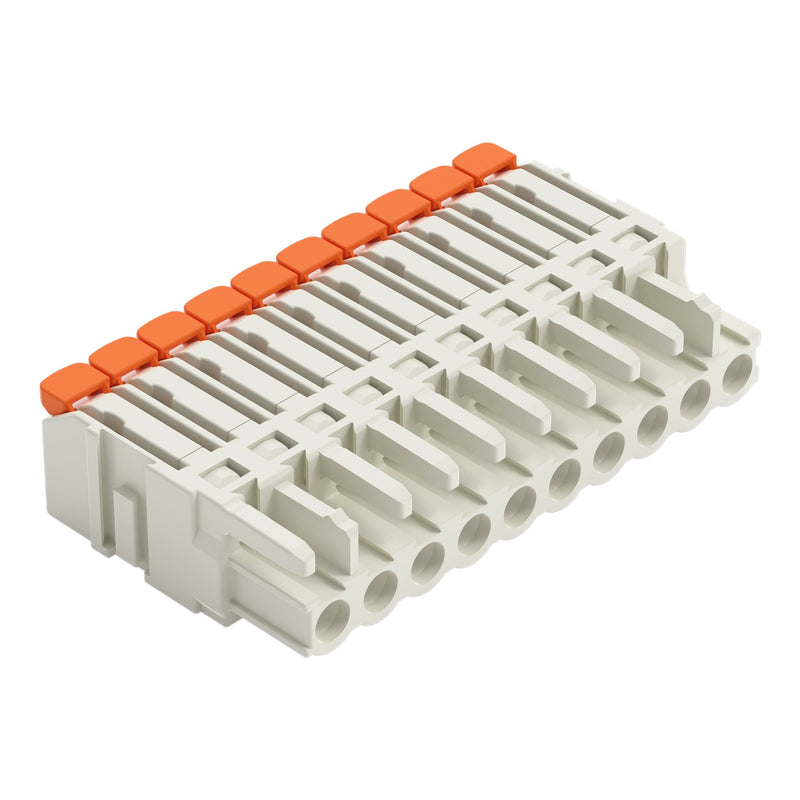WAGO - Kabelsteckverbinder für Leiterplattensteckverbinder 1-Leiter-Federleiste 2721-1110/326-9037 − 50 Stück