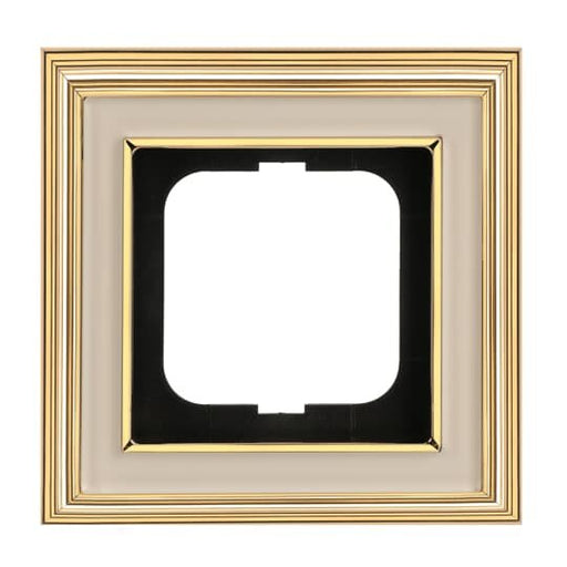 Busch-Jaeger - Abdeckrahmen Rahmen 1-fach 1721-838 ms/pol elfenbein/ws − 1 Stück by Busch-Jaeger
