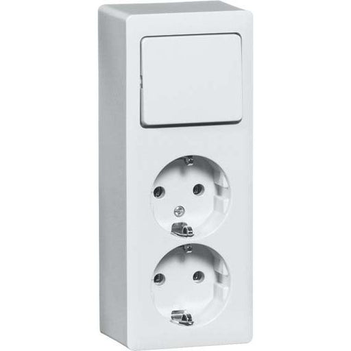 Peha - Schalter-/Steckdosenkombination Kombination ws H 6696/2 Schalter/Steckdose