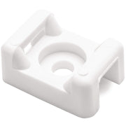 HellermannTyton - Befestigungssockel und -element für Kabelbinder Befestigungssockel CTM4-PA66-WH (100) weiß − 100 Stück