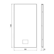 Maico - Zubehör/Ersatzteile für Ventilatoren Unterputz-Glas-Abdeckung WS 75 UPGA für WS 75 Powerbox