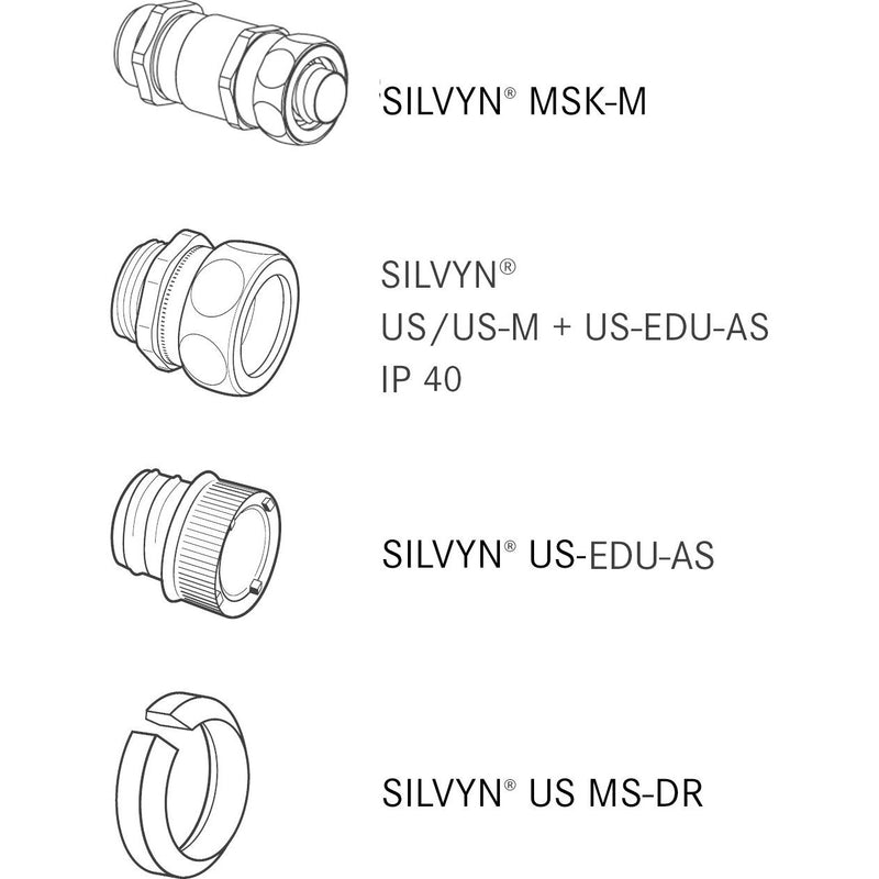 Lapp Zubehör - Kunststoff-Schutzschlauch SILVYN-FPS-EDU-9X14-50M 61802330 − 50 Meter