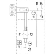 Schmersal - Positionsschalter mit Zuhaltung Türverriegelung TZFS24VDC − 1 Stück