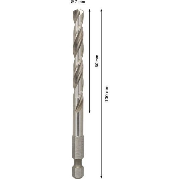 Bosch - Zentrierbohrer/Anbohrer PRO Pilot Drill Bit, Quick 2609390592 Change-System für