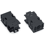 WAGO - Zubehör/Ersatzteile für steckbare Gebäudeinstallation Zugentlastungsgehäuse 770-503/035-000 Rastschelle,schwarz − 50 Stück