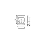 Brumberg Leuchten - Mechanisches Zubehör/Ersatzteile für Leuchten Endstück f.Profilabdeckung 53057070 weiss