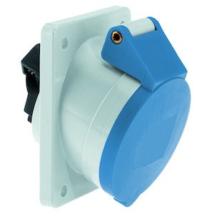Bals Elektrotech - CEE-Anbausteckdose (IEC 60309) Anbausteckdose geneigt 32A 12325 4p 230V 9h IP44