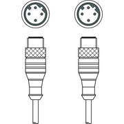 Leuze - Konfektioniertes Sensor-Aktor-Kabel Verbindungsleitung KSSETM124AM124AP7050 − 1 Stück
