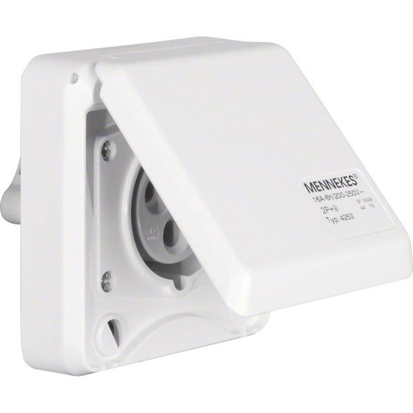 Berker - CEE-Steckdose (IEC 60309) CEE-Steckdose 3-polig Eb 568101 16A m.Klappdeckel