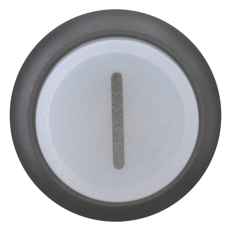 Eaton - Frontelement für Drucktaster Leuchtdrucktaste M22S-DLH-W-X1 hoch,weiss,beschr