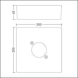 THORNeco - Mechanisches Zubehör/Ersatzteile für Leuchten Aufputz-Box IRIS SURFA #96635652