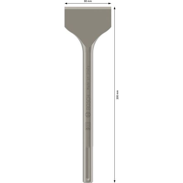 Bosch - Maschinenmeißel PRO SDS max-4C Spatmeißel, 1618601008 80 x 300 mm