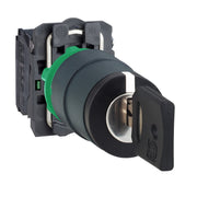 Schneider Electric - Wahlschalter, Komplettgerät Schlüsselschalter XB5AG33 3-Stell., 2S