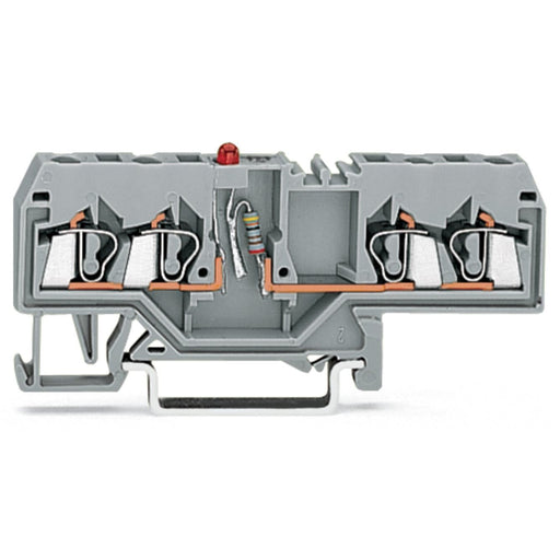 WAGO - Bauelement-Reihenklemme 4-Leiter-LED-Klemme 280-658/281-413 − 100 Stück