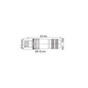 WAGO - Zubehör/Ersatzteile für Steuerungen M12-Stecker axial 5-polig 756-9207/060-000 axial,5-polig