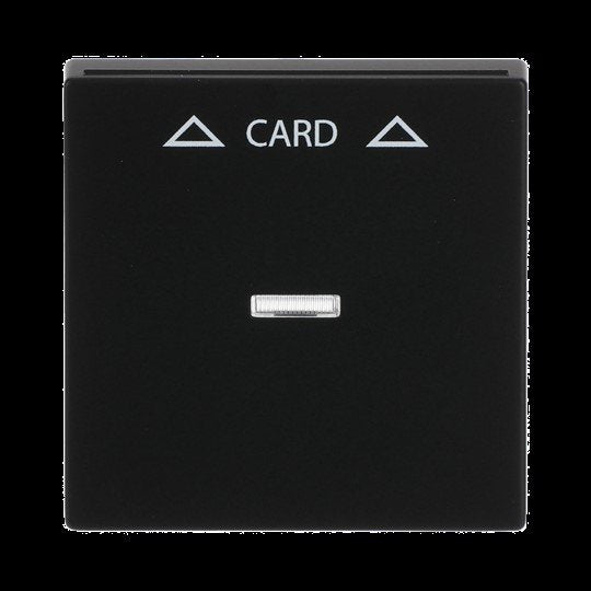 Busch-Jaeger - Abdeckung/Bedienelement für Installationsschalterprogramme Zentralscheibe sw mt 1792-885 für Cardschalter