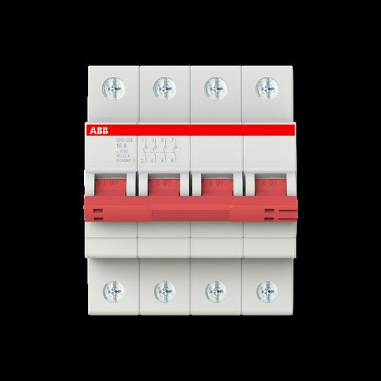 ABB Stotz S&J - Schalter für Reiheneinbau Lasttrennschalter SHD204/16 4-polig, 16A